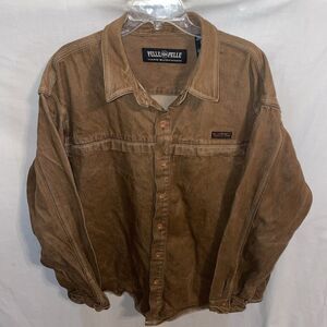 Pelle MB Pelle Men’s Work Jacket Size 2XL Brown Thick Workwear Outdoors Comfort
